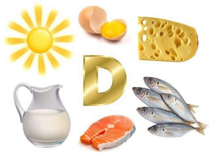 vitaminë D në produkte për fuqinë